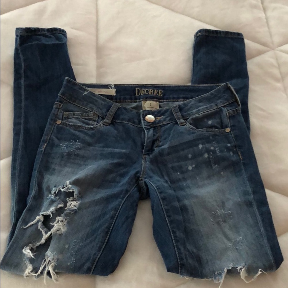 Decree Super Ripped Jeans - Picture 2 of 8